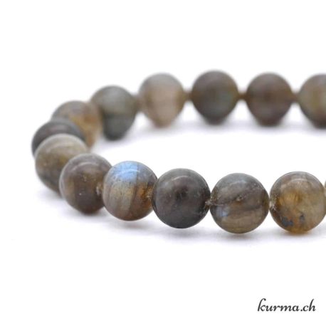 Bracciale in labradorite 10 mm