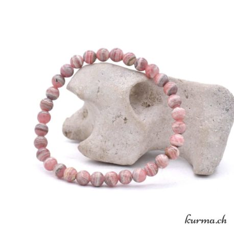 Bracelet Rhodochrosite 6.5mm