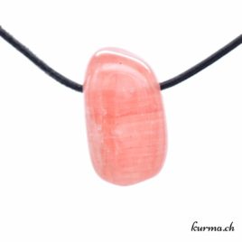 Calcite abricot - Bijou en pierre percée - N°10512.3 • pendentif calcite abricot 10512.3 1 Calcite albicocca - Gioiello in pietra traforata