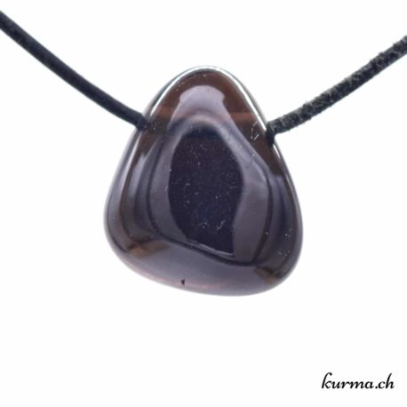 Obsidienne larme d’Apache bijou en pierre roulée