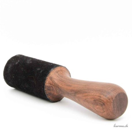 Mazza in legno e pelle - Design a cono da 5 cm