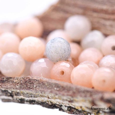Pierre de lune Mix - Perles 6-6.5mm - Facettes