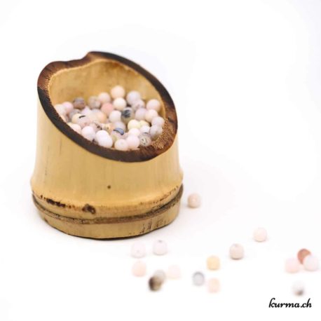 Matte rosa Anden Opal - Perlen 4.5mm - n°9622