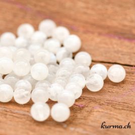 Labradorite blanche- Perles 6,5-7mm - AA 