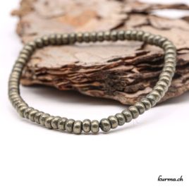 Bracelet Pyrite 4mm - Rondelle
