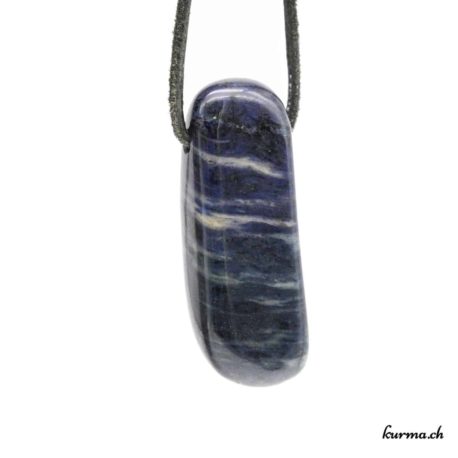 Dumortiérite - Pendentif pierre percée