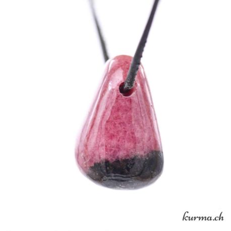 Rhodonite - Pierced stone necklace