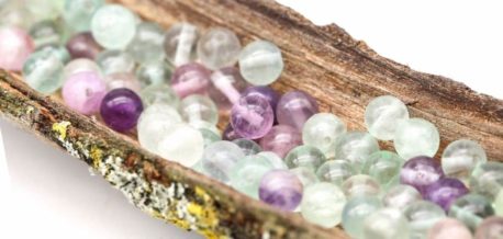 Fluorite Arc-en-ciel - Perles 4mm