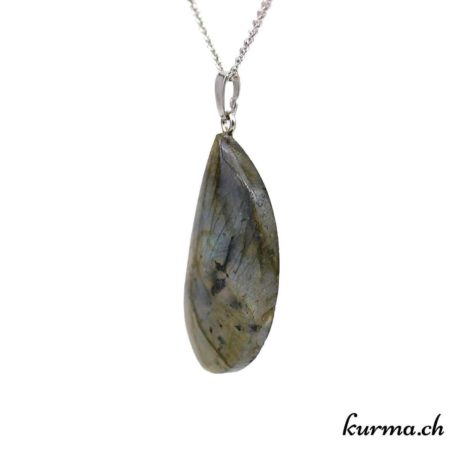 Labradorite pendentif en argent