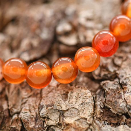 Carnelian Agate 6mm Bracelet