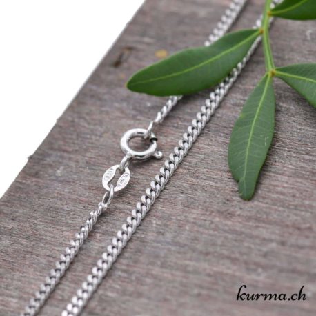 Chaîne gourmette en argent 925