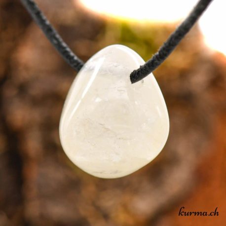 Quartz sulfureux - Pierced stone jewel