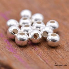 Perle ronde 7mm - Argent 925