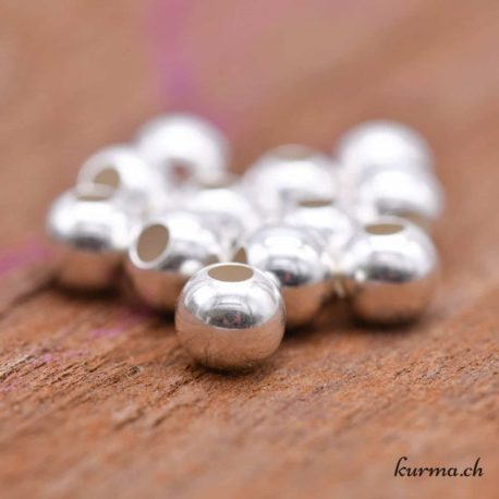 Runde Perle 7mm - Silber 925