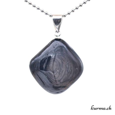 Ciondolo in argento sterling 925 con iperstene