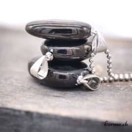 Jais pendentif en argent 925