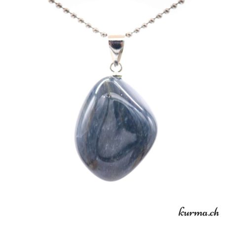 Oeil-de-faucon pendentif boucle en argent