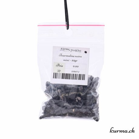 Mini tormalina nera grezza - Pietre preziose di orgonite