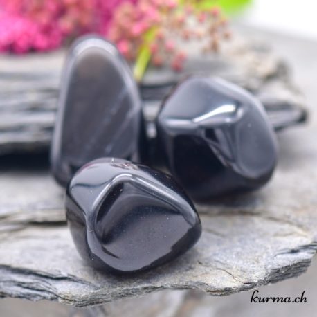 Obsidian Apachenträne - Trommelstein - Größe M