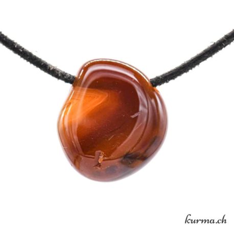 Cornaline - Agate Sarder - Pendentif minéraux percée