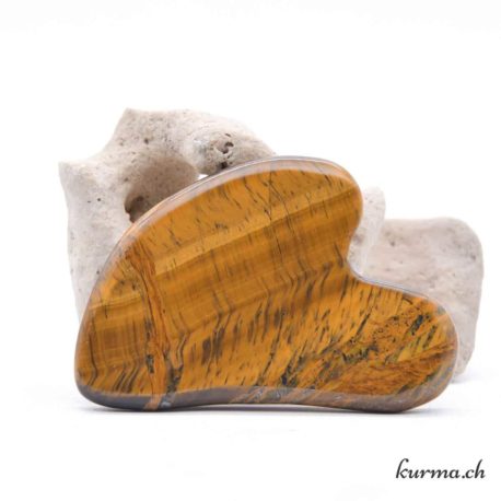 Palme Gua Sha Tigerauge 8cm