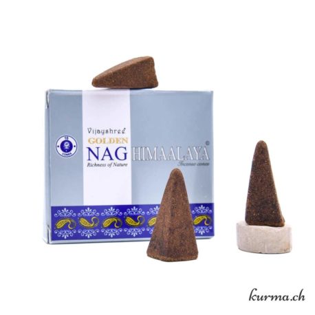 Incenso a cono Nag Himalaya dorato