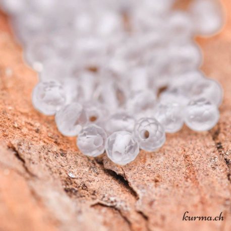 Cristal de roche - Perline 2,3 mm - Sfaccettate