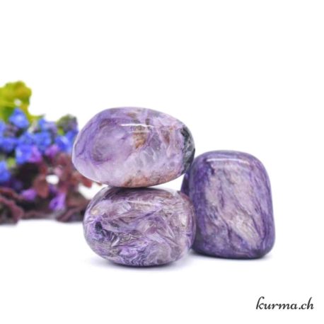 Charoite russa - pietra burattata - Taglia M