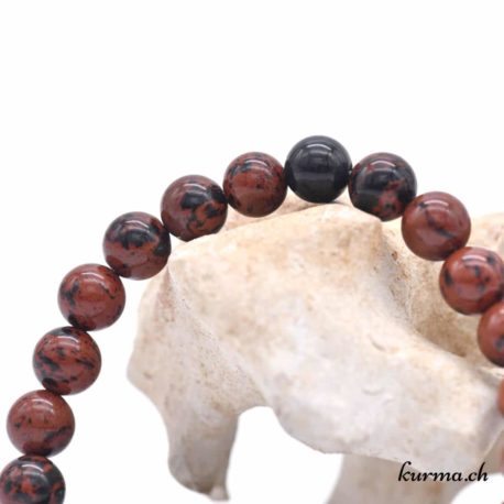 Bracelet Obsidienne Acajou - Mahogany 8-8.5mm
