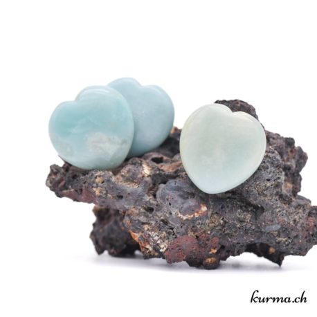 Cuore di amazzonite 3 cm