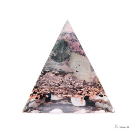 Pyramide aus Orgonit 6cm - Handgemacht