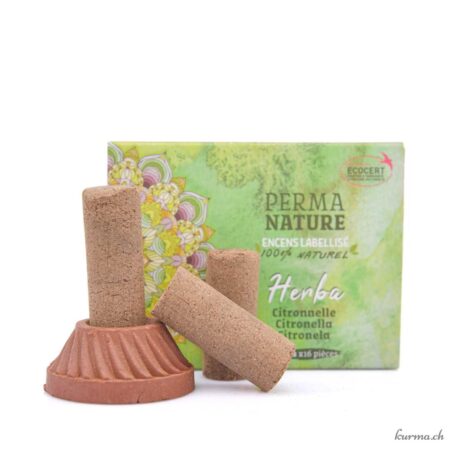 Encens Perma Nature Dhoop - Herba Citronnelle